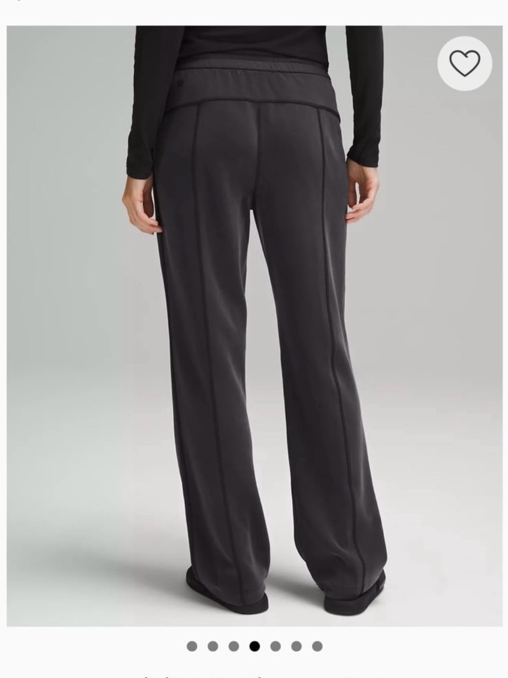 Lululemon Softstreme High-Rise Straight Leg Pant Regular-Size 4 Black- LW5GHZS